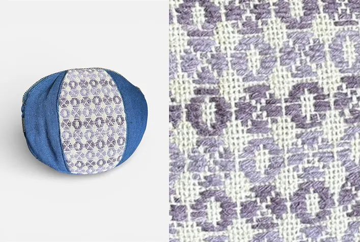 こぎん刺しポーチ